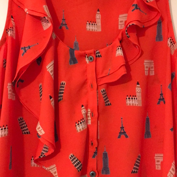 Anthropologie High-Low Sleeveless Blouse - Picture 4 of 4